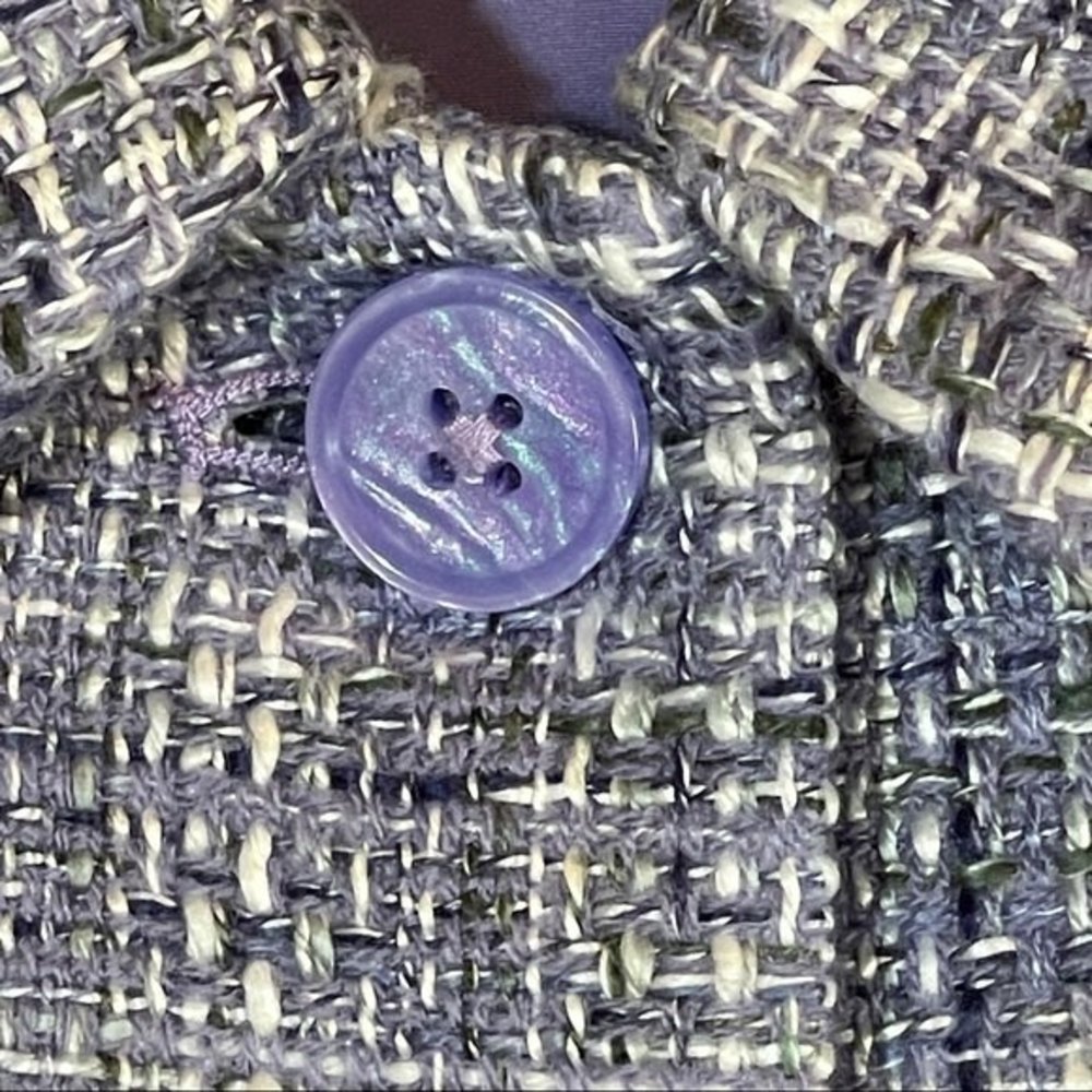 The Tog Shop Women's Lavender Tweed Coat Sz 10 - Picture 2 of 6
